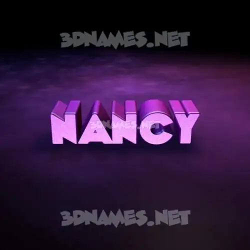 nancy in Big Purple style - 3D name wallpaper nancy in Big Purple style - 3D name wallpaper