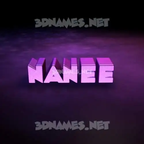 nanee in Big Purple style - 3D name wallpaper nanee in Big Purple style - 3D name wallpaper
