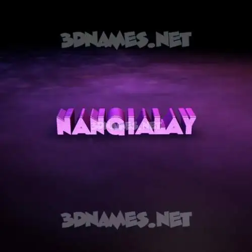 nangialay in Big Purple style - 3D name wallpaper nangialay in Big Purple style - 3D name wallpaper
