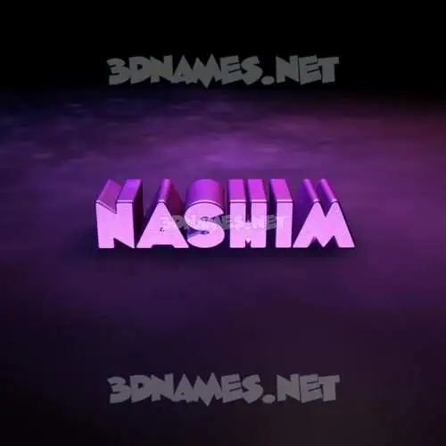 nashim in Big Purple style - 3D name wallpaper nashim in Big Purple style - 3D name wallpaper