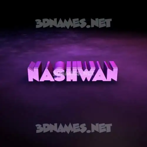nashwan in Big Purple style - 3D name wallpaper nashwan in Big Purple style - 3D name wallpaper