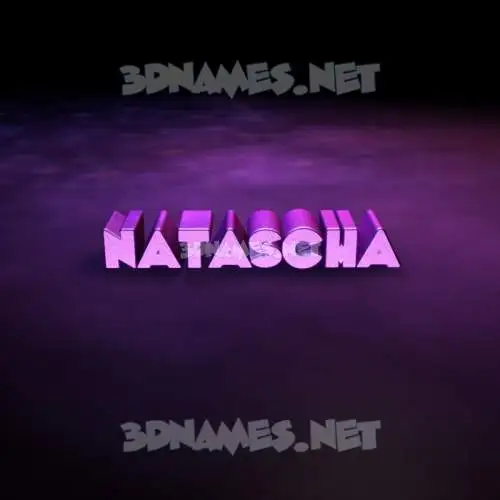natascha in Big Purple style - 3D name wallpaper natascha in Big Purple style - 3D name wallpaper