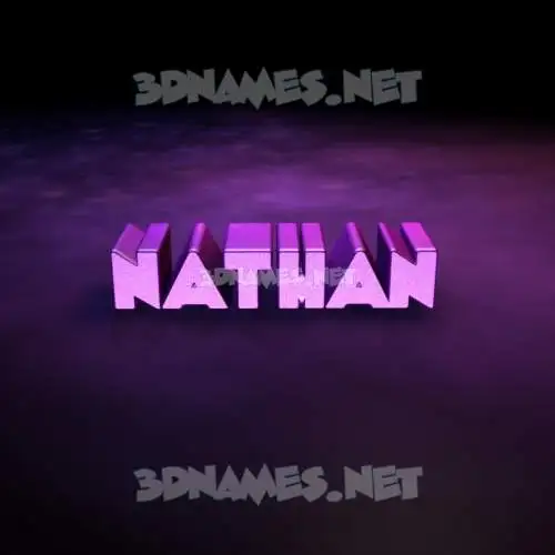 nathan in Big Purple style - 3D name wallpaper nathan in Big Purple style - 3D name wallpaper