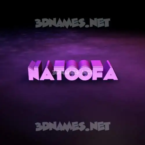 natoofa in Big Purple style - 3D name wallpaper natoofa in Big Purple style - 3D name wallpaper