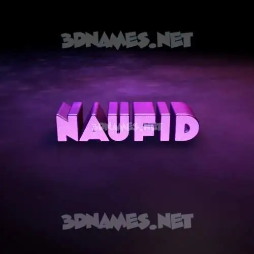 naufid in Big Purple style - 3D name wallpaper naufid in Big Purple style - 3D name wallpaper