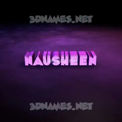 nausheen in Big Purple style - 3D name wallpaper nausheen in Big Purple style - 3D name wallpaper
