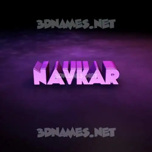navkar in Big Purple style - 3D name wallpaper navkar in Big Purple style - 3D name wallpaper