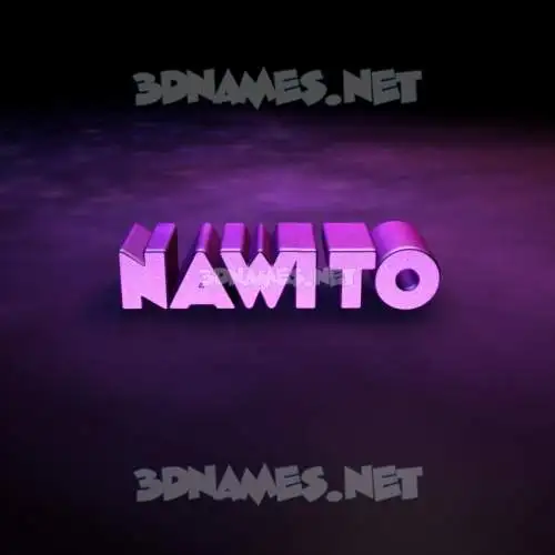 nawito in Big Purple style - 3D name wallpaper nawito in Big Purple style - 3D name wallpaper