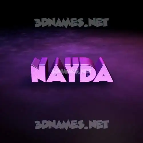 nayda in Big Purple style - 3D name wallpaper nayda in Big Purple style - 3D name wallpaper