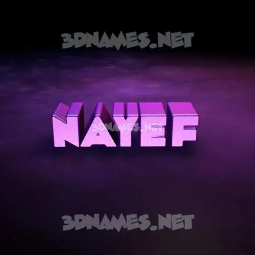 nayef in Big Purple style - 3D name wallpaper nayef in Big Purple style - 3D name wallpaper