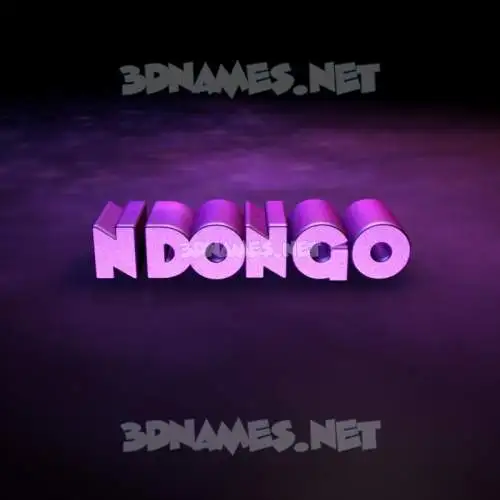 ndongo in Big Purple style - 3D name wallpaper ndongo in Big Purple style - 3D name wallpaper