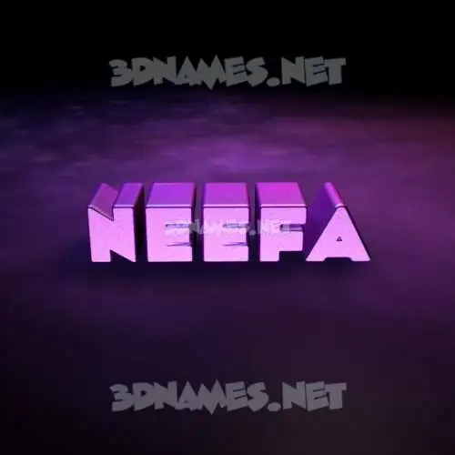 neefa in Big Purple style - 3D name wallpaper neefa in Big Purple style - 3D name wallpaper