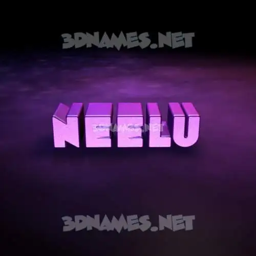 neelu in Big Purple style - 3D name wallpaper neelu in Big Purple style - 3D name wallpaper