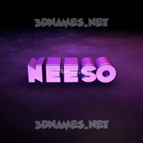 neeso in Big Purple style - 3D name wallpaper neeso in Big Purple style - 3D name wallpaper