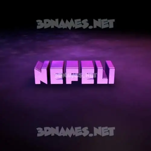 nefeli in Big Purple style - 3D name wallpaper nefeli in Big Purple style - 3D name wallpaper