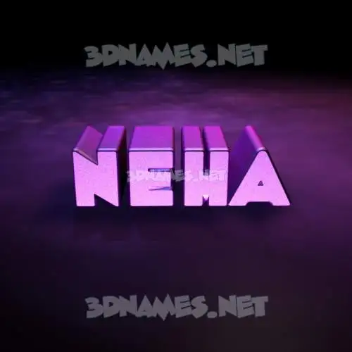 neha in Big Purple style - 3D name wallpaper neha in Big Purple style - 3D name wallpaper