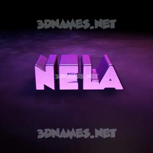 nela in Big Purple style - 3D name wallpaper nela in Big Purple style - 3D name wallpaper