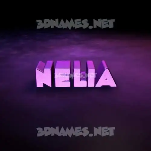 nelia in Big Purple style - 3D name wallpaper nelia in Big Purple style - 3D name wallpaper
