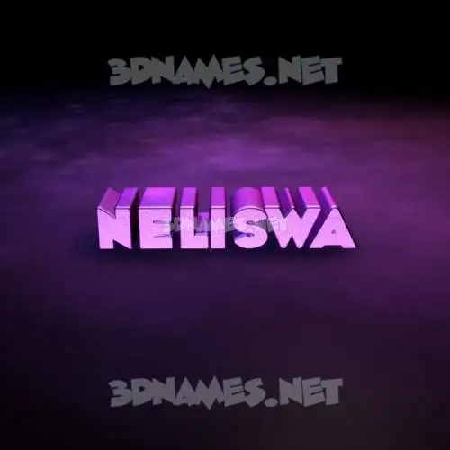 neliswa in Big Purple style - 3D name wallpaper neliswa in Big Purple style - 3D name wallpaper
