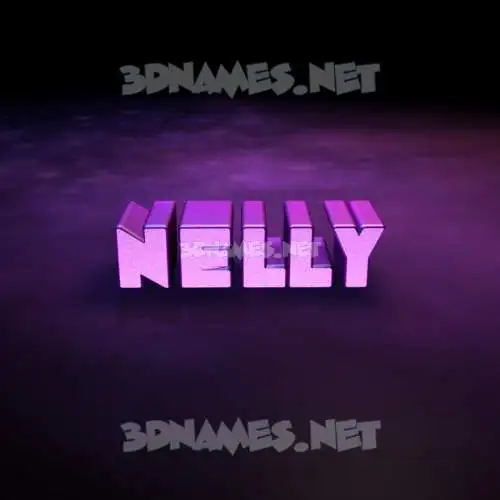 nelly in Big Purple style - 3D name wallpaper nelly in Big Purple style - 3D name wallpaper