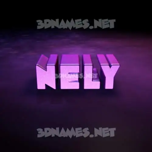 nely in Big Purple style - 3D name wallpaper nely in Big Purple style - 3D name wallpaper