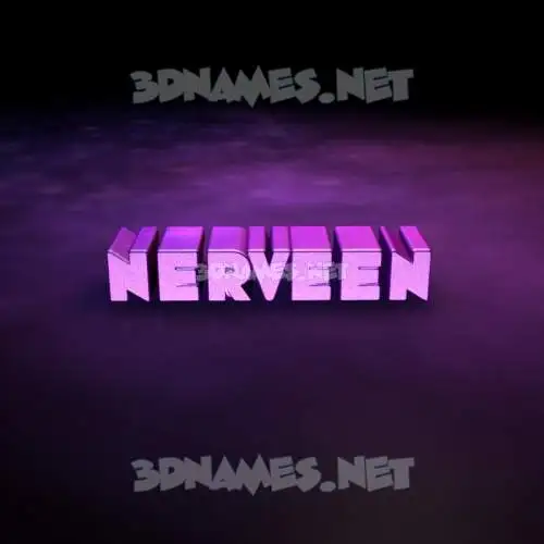 nerveen in Big Purple style - 3D name wallpaper nerveen in Big Purple style - 3D name wallpaper