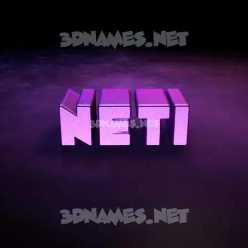 neti in Big Purple style - 3D name wallpaper neti in Big Purple style - 3D name wallpaper