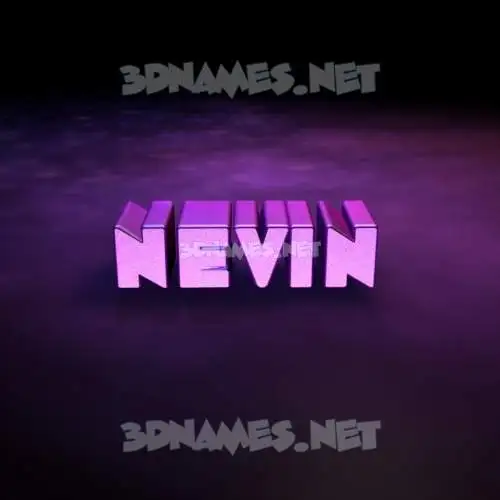 nevin in Big Purple style - 3D name wallpaper nevin in Big Purple style - 3D name wallpaper