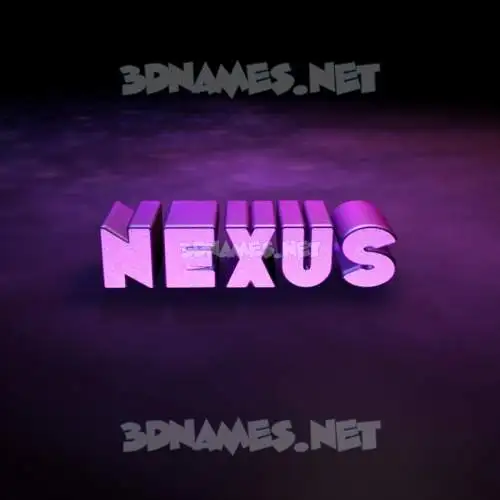 nexus in Big Purple style - 3D name wallpaper nexus in Big Purple style - 3D name wallpaper