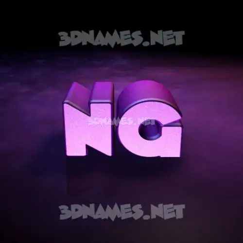 ng in Big Purple style - 3D name wallpaper ng in Big Purple style - 3D name wallpaper