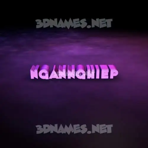 ngannghiep in Big Purple style - 3D name wallpaper ngannghiep in Big Purple style - 3D name wallpaper