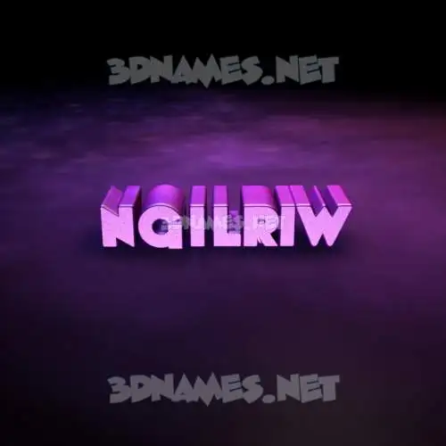 ngilriw in Big Purple style - 3D name wallpaper ngilriw in Big Purple style - 3D name wallpaper