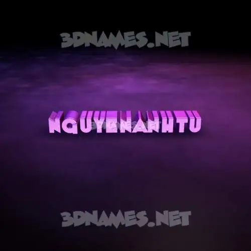 nguyenanhtu in Big Purple style - 3D name wallpaper nguyenanhtu in Big Purple style - 3D name wallpaper