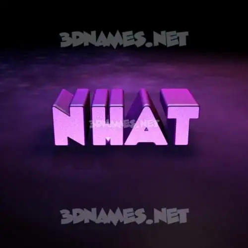nhat in Big Purple style - 3D name wallpaper nhat in Big Purple style - 3D name wallpaper