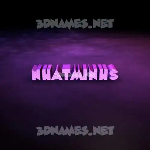 nhatminhs in Big Purple style - 3D name wallpaper nhatminhs in Big Purple style - 3D name wallpaper