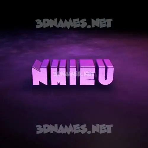 nhieu in Big Purple style - 3D name wallpaper nhieu in Big Purple style - 3D name wallpaper