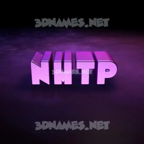 nhtp in Big Purple style - 3D name wallpaper