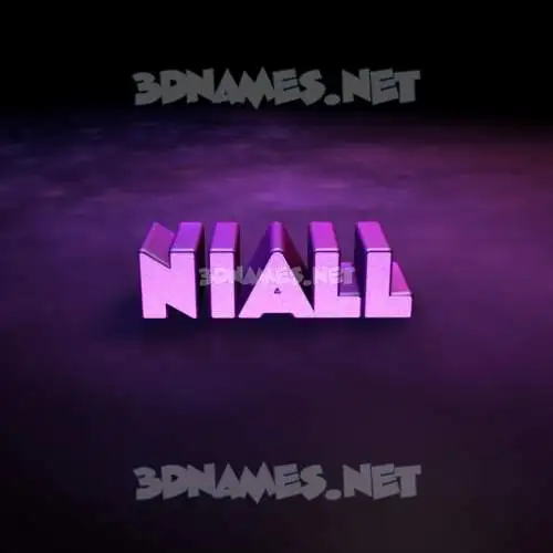 niall in Big Purple style - 3D name wallpaper niall in Big Purple style - 3D name wallpaper