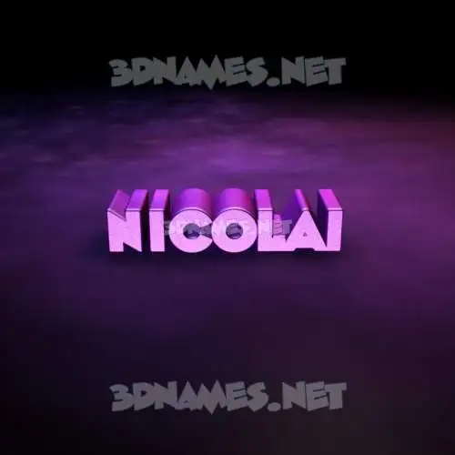 nicolai in Big Purple style - 3D name wallpaper nicolai in Big Purple style - 3D name wallpaper