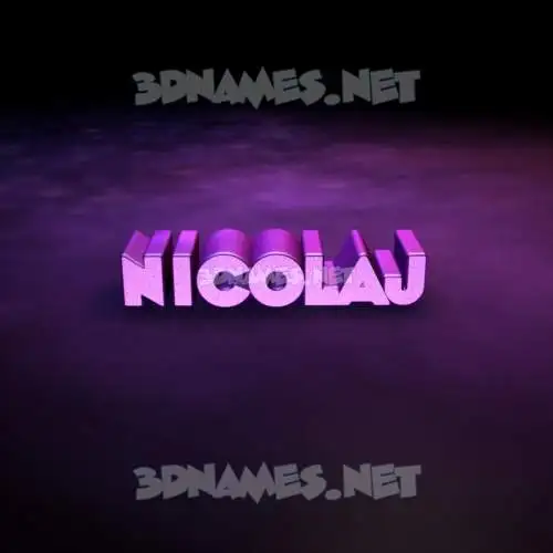 nicolaj in Big Purple style - 3D name wallpaper nicolaj in Big Purple style - 3D name wallpaper