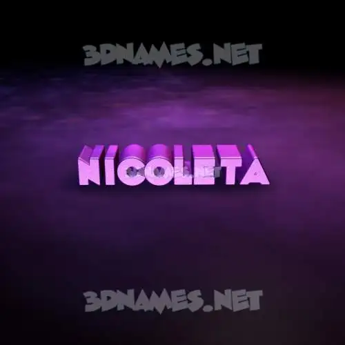 nicoleta in Big Purple style - 3D name wallpaper nicoleta in Big Purple style - 3D name wallpaper