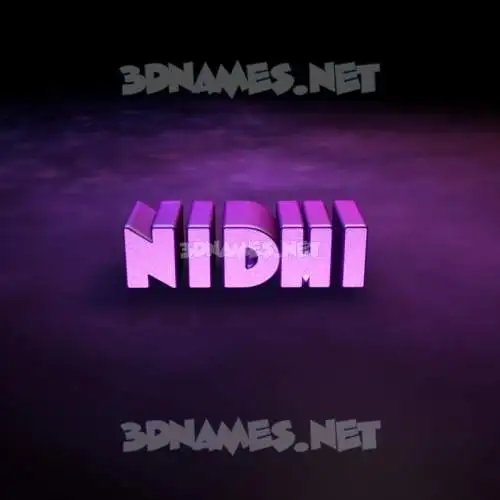 nidhi in Big Purple style - 3D name wallpaper nidhi in Big Purple style - 3D name wallpaper