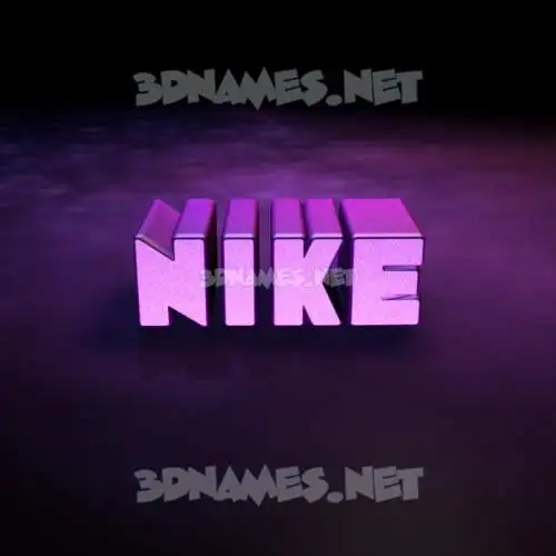 nike in Big Purple style - 3D name wallpaper nike in Big Purple style - 3D name wallpaper