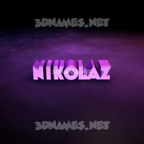 nikolaz in Big Purple style - 3D name wallpaper nikolaz in Big Purple style - 3D name wallpaper