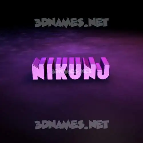 nikunj in Big Purple style - 3D name wallpaper nikunj in Big Purple style - 3D name wallpaper