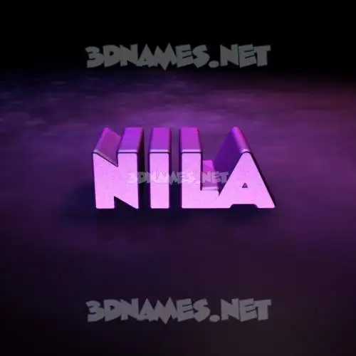 nila in Big Purple style - 3D name wallpaper nila in Big Purple style - 3D name wallpaper