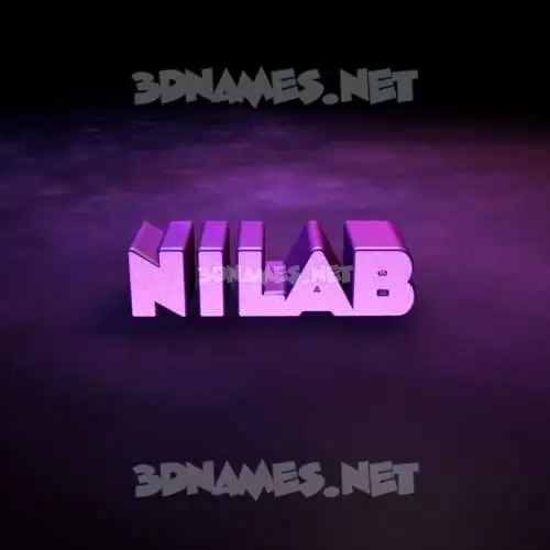nilab in Big Purple style - 3D name wallpaper nilab in Big Purple style - 3D name wallpaper