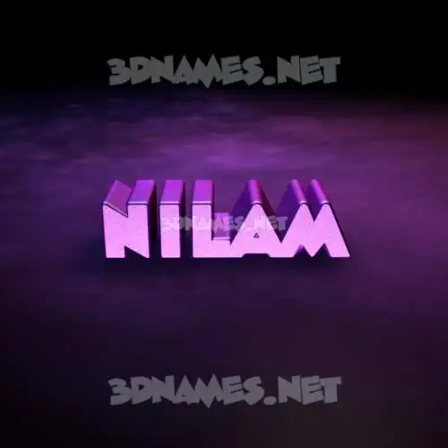 nilam in Big Purple style - 3D name wallpaper nilam in Big Purple style - 3D name wallpaper