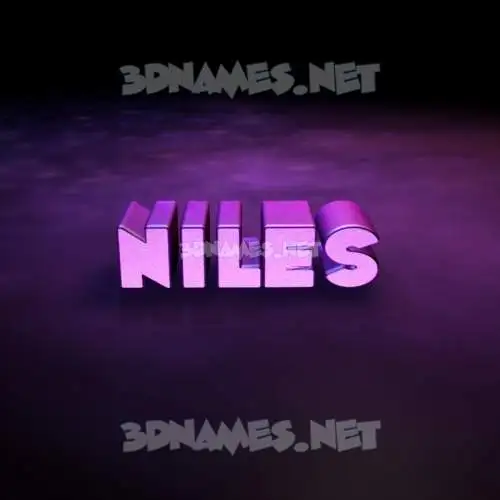 niles in Big Purple style - 3D name wallpaper niles in Big Purple style - 3D name wallpaper