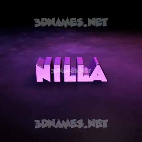 nilla in Big Purple style - 3D name wallpaper nilla in Big Purple style - 3D name wallpaper